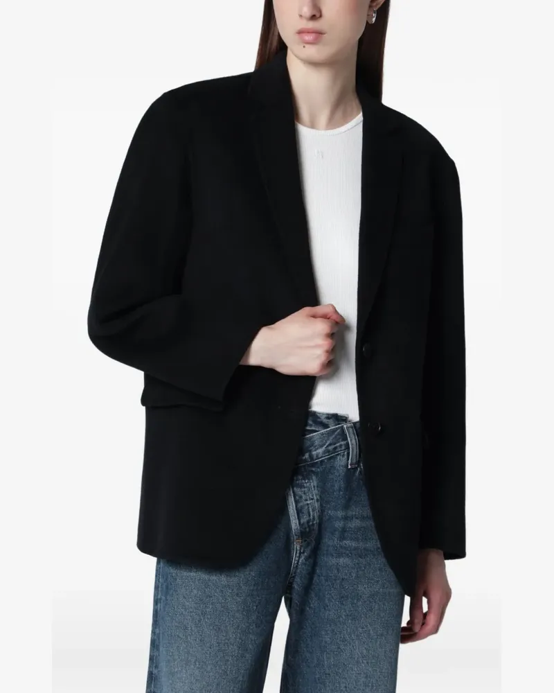 Anine Bing Karierter Quinn Blazer - Schwarz Schwarz