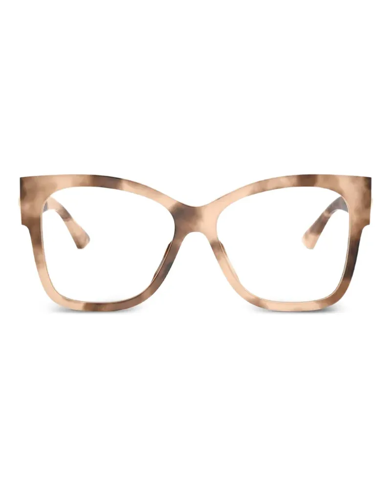 Jimmy Choo Brille mit eckigem Gestell - Nude Nude