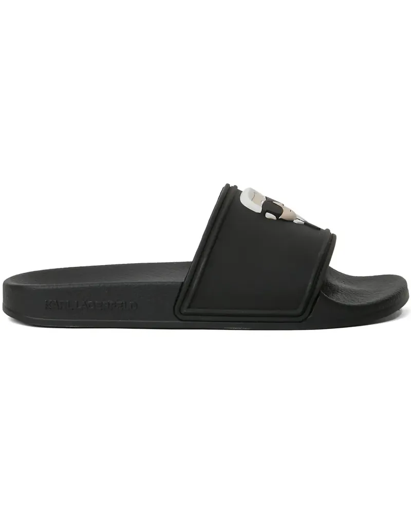 Karl Lagerfeld Kondo Slipper - Schwarz Schwarz
