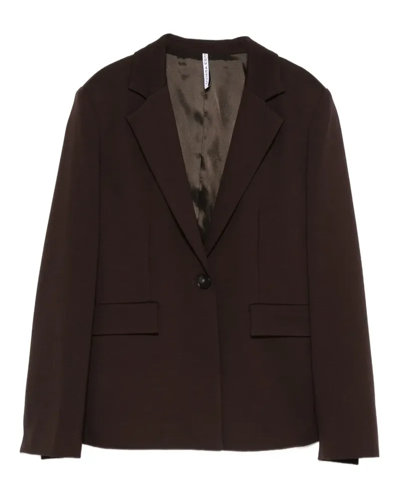Liviana Conti pocket single-breasted jacket - Braun Braun
