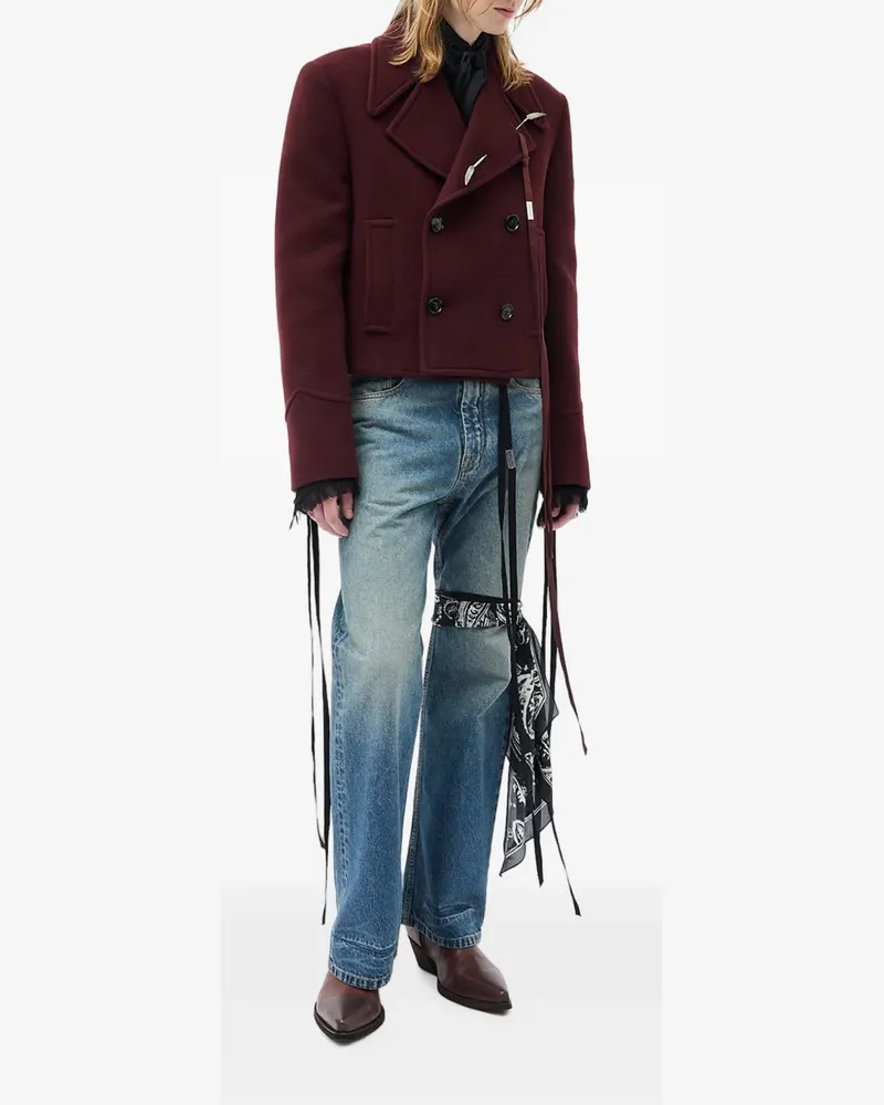 Ann Demeulemeester Dalmar double-breasted jacket - Rot Rot