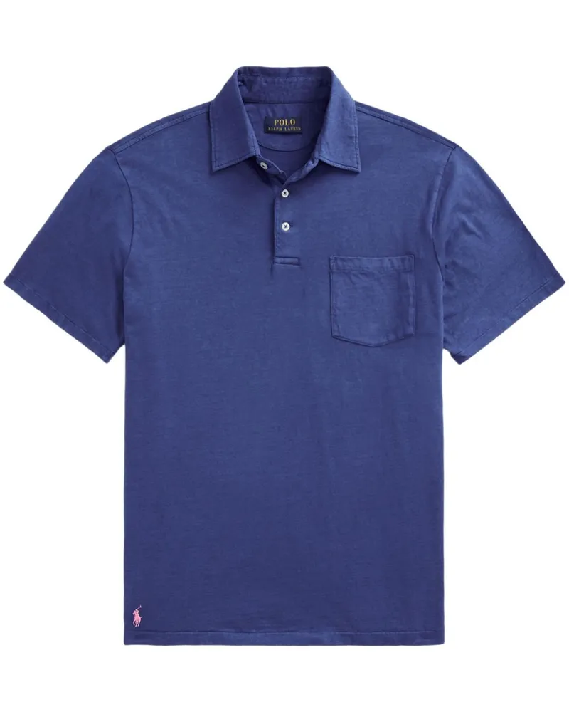 Ralph Lauren Poloshirt mit Polo Pony - Blau Blau
