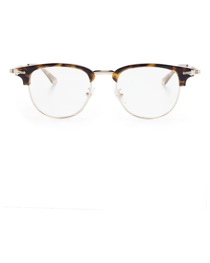 Montblanc Brille mit eckigem Gestell - Gold Gold