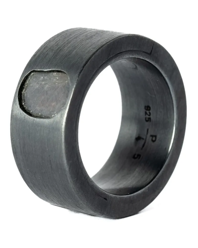 Parts Of Four Sistema Ring aus Sterlingsilber mit Diamanten - Schwarz Schwarz