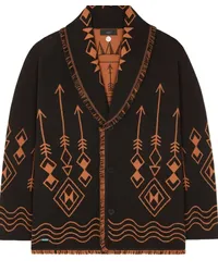 Alanui Mystic Gate Wollcardigan Schwarz