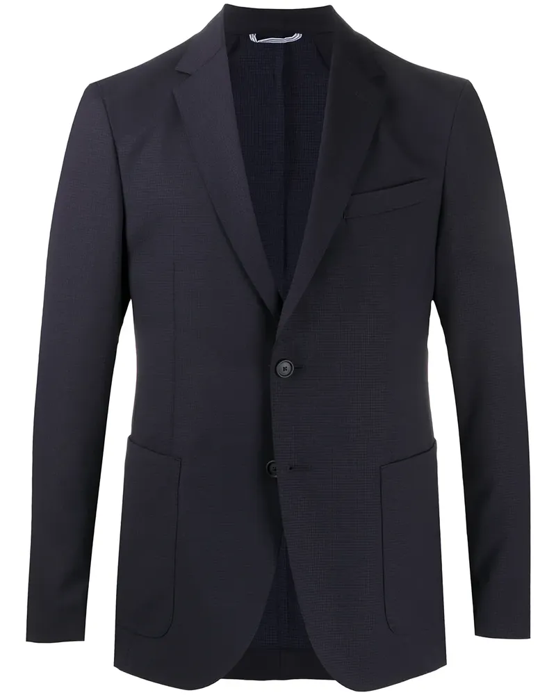 HUGO BOSS Sakko mit fallendem Revers - Blau Blau