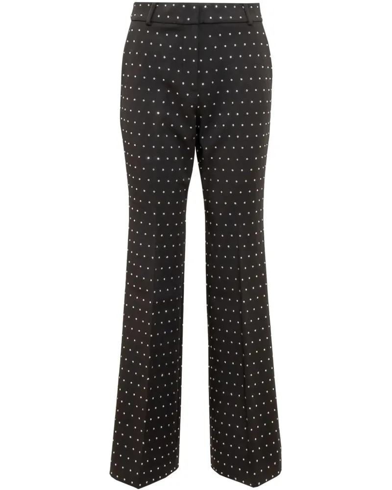 Michael Kors Bootcut-Hose - Schwarz Schwarz