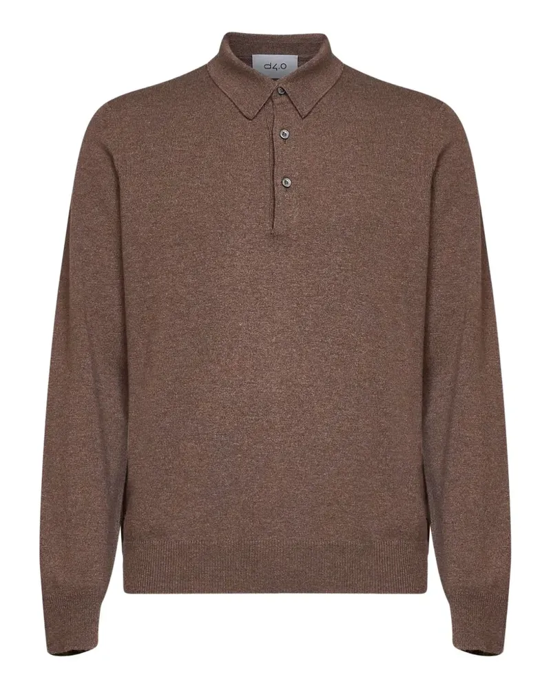 D4.0 plain-stitch long-sleeve sweater - Braun Braun