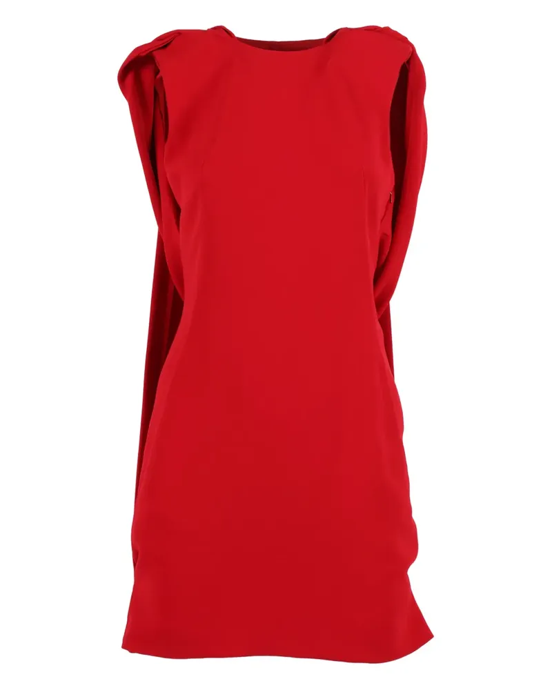 Alberta Ferretti draped mini dress - Rot Rot