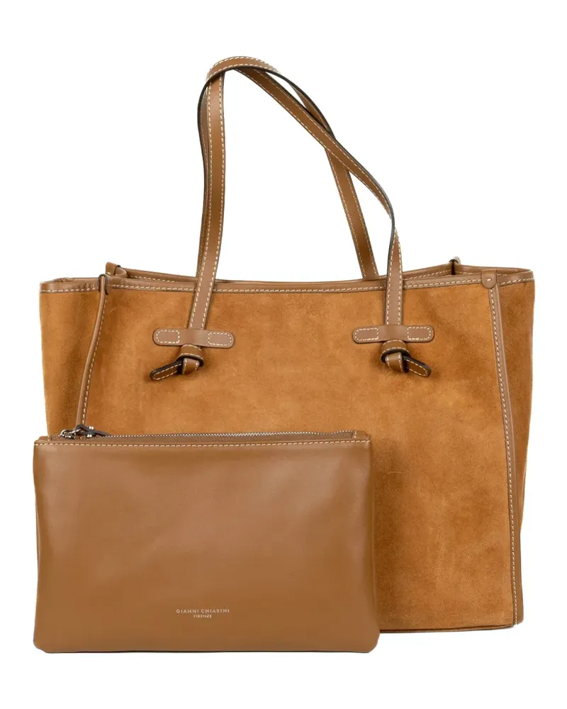 Gianni Chiarini Shopper mit Schleifenverschluss - Braun Braun