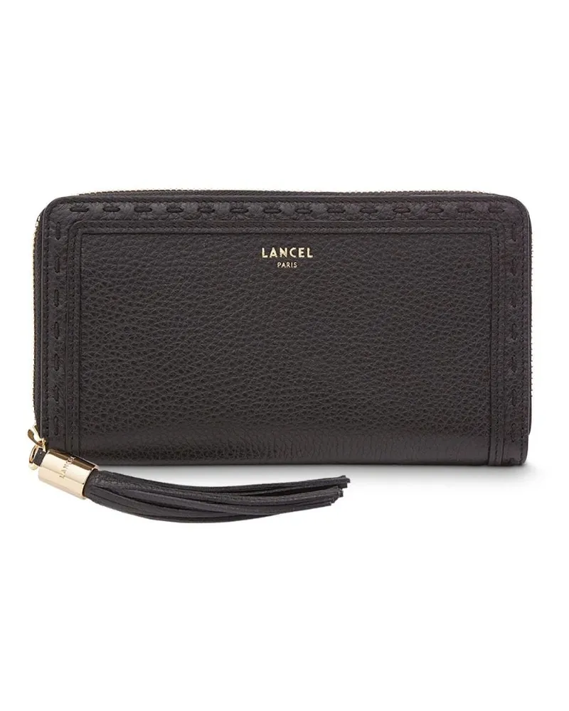 Lancel Portemonnaie mit Logo-Stempel - Schwarz Schwarz