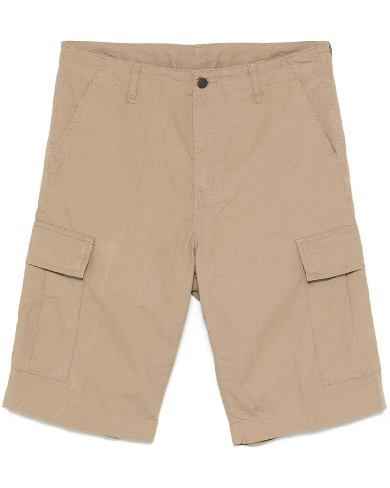 Carhartt WIP Cargo-Shorts mit Logo-Patch - Braun Braun