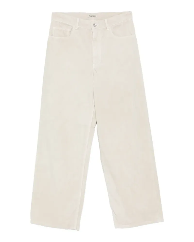 AURALEE corduroy trousers - Nude Nude