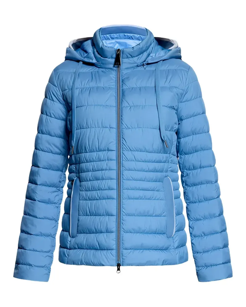 Betty Barclay quilted hooded puffer jacket - Blau Blau