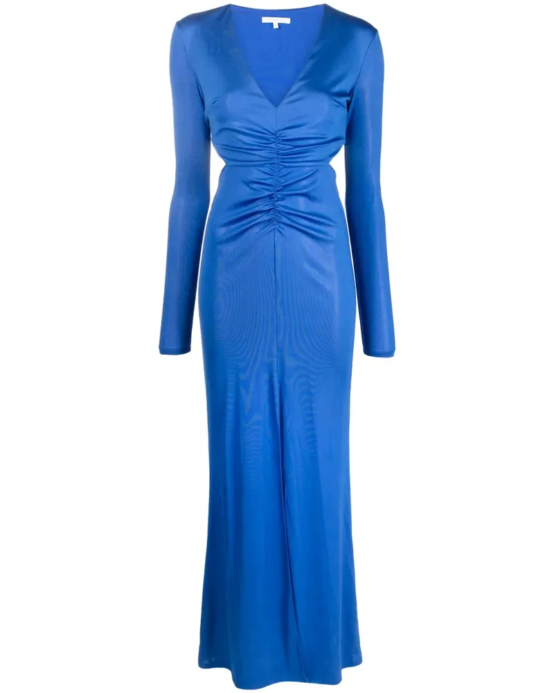 Patrizia Pepe Rückenfreies Maxikleid - Blau Blau