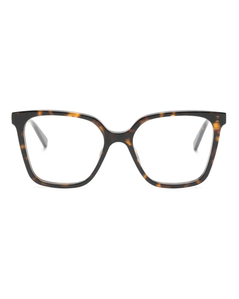 Saint Laurent rectangle-frame glasses - Braun Braun