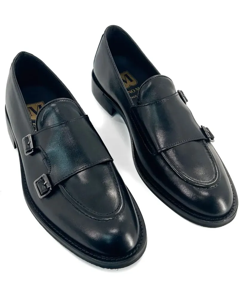 Bruno Magli Blake "Black" Monk-Schuhe - Schwarz Schwarz