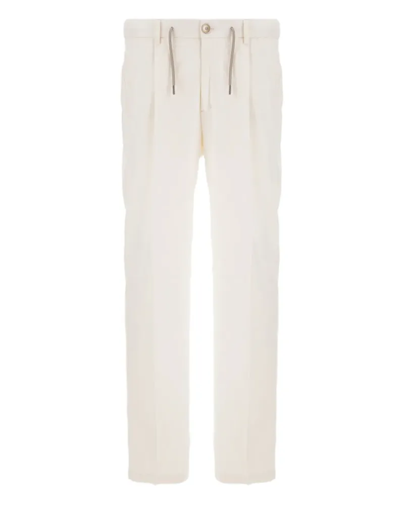 Herno Bundfaltenhose mit Kordelzug - Nude Nude