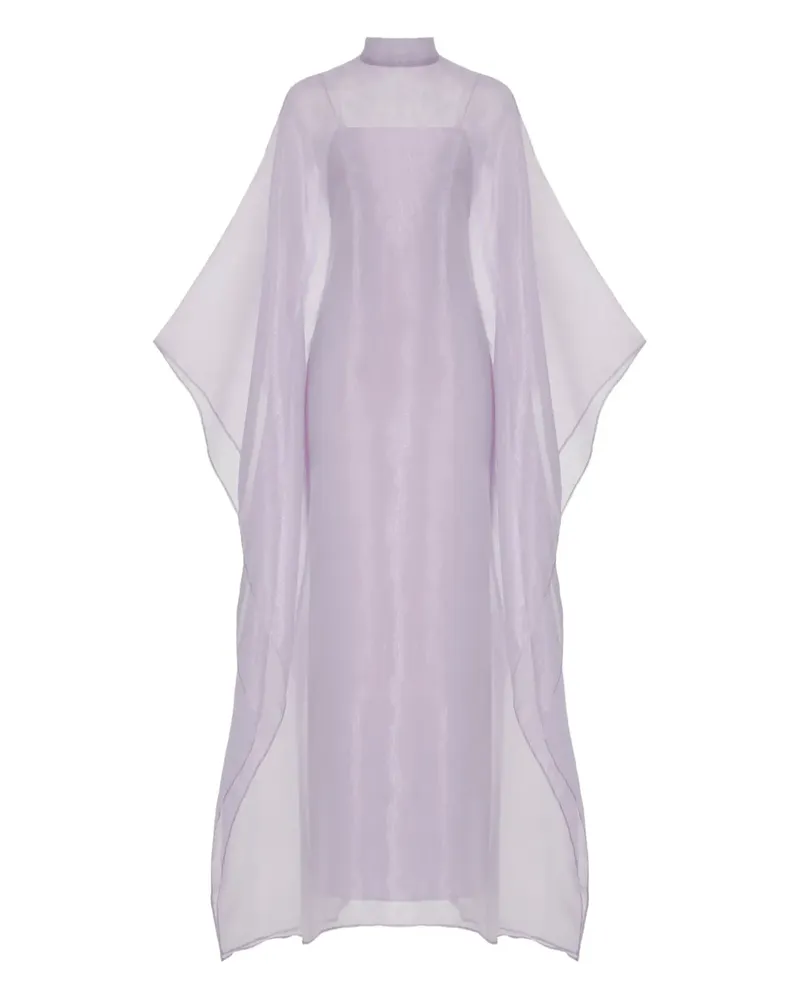 Taller Marmo Iris Maxikleid mit langen Ärmeln - Violett Violett