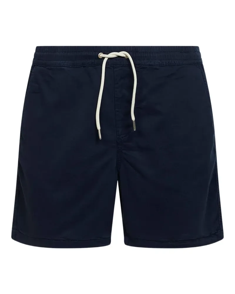 NN 07 Gregor drawstring-waistband shorts - Blau Blau