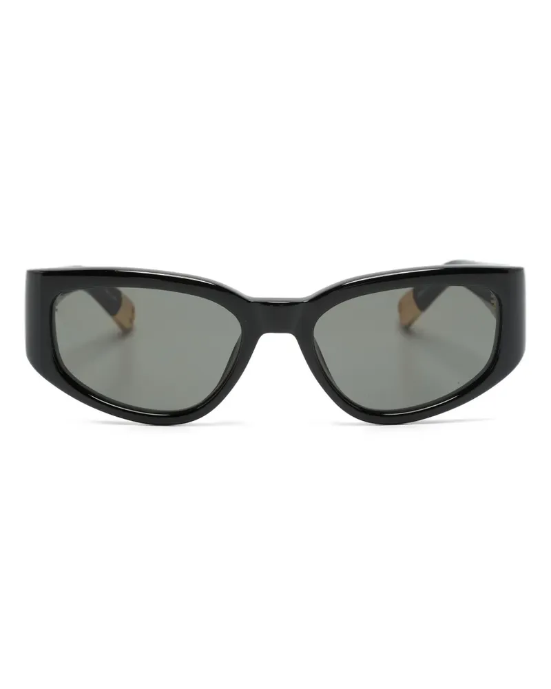 Jacquemus Les Lunettes Gala Sonnenbrille - Schwarz Schwarz