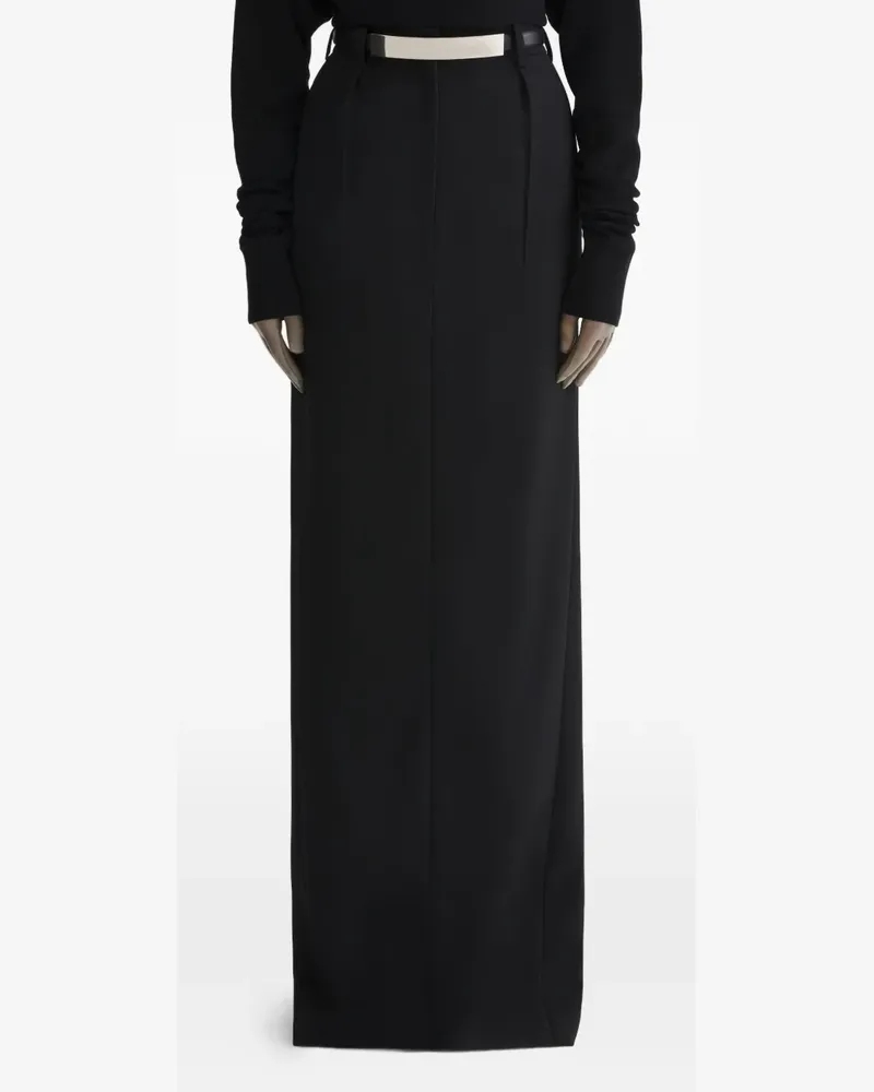 Thierry Mugler Rock mit Schlitz - Schwarz Schwarz