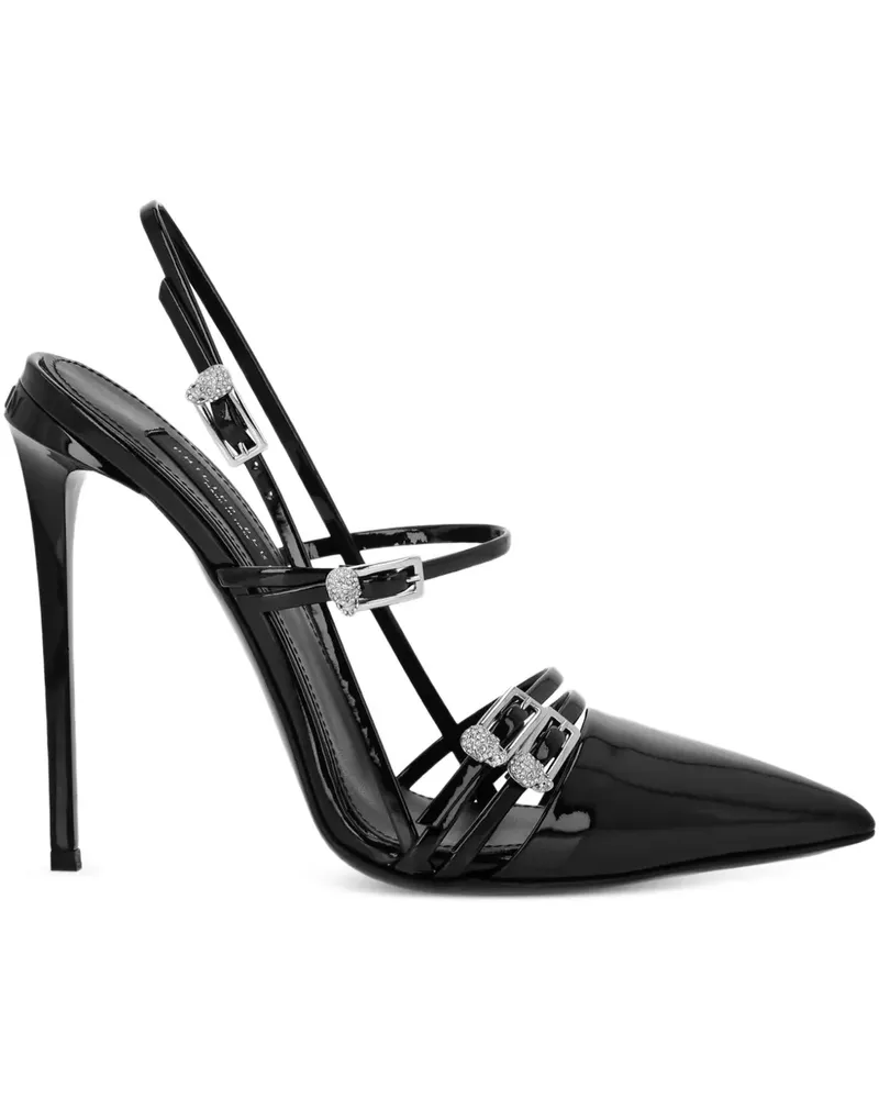 Philipp Plein Pumps mit Schnalle - Schwarz Schwarz