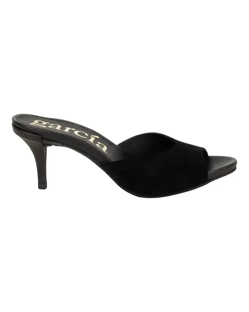 Pedro Garcia Welch suede slip-on sandals - Schwarz Schwarz