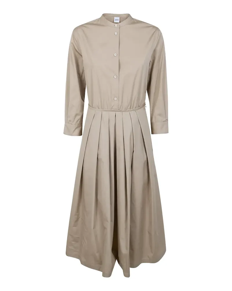 ASPESI pleated midi dress - Nude Nude