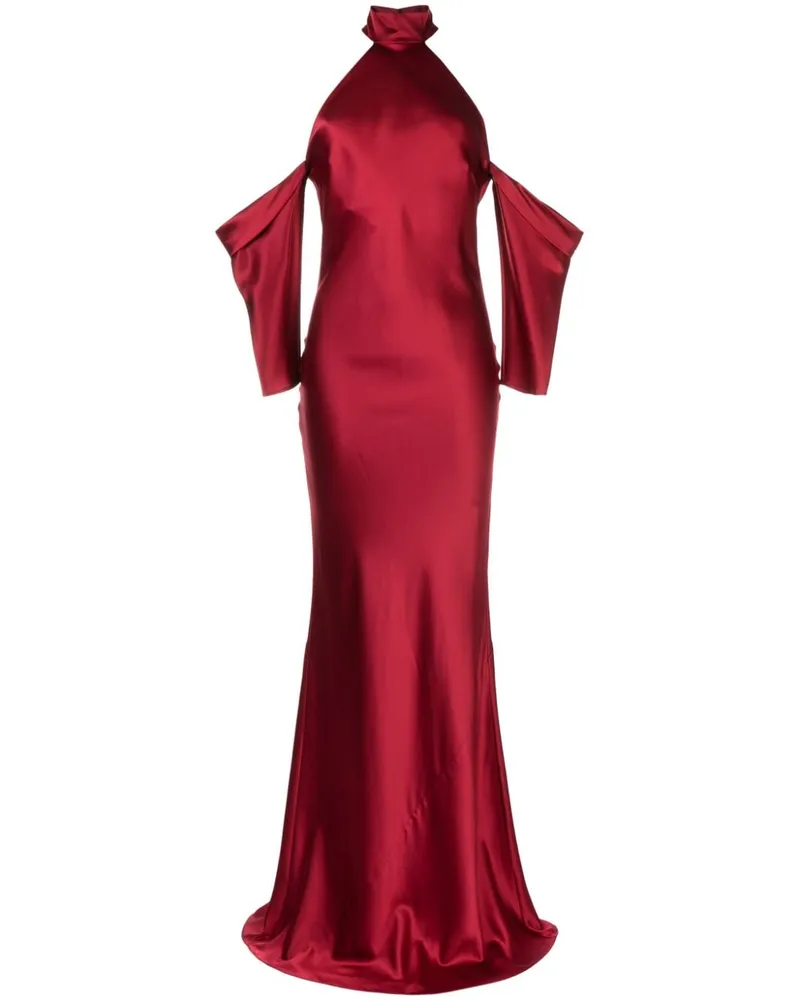 mason by michelle mason Maxikleid mit Neckholder Rot