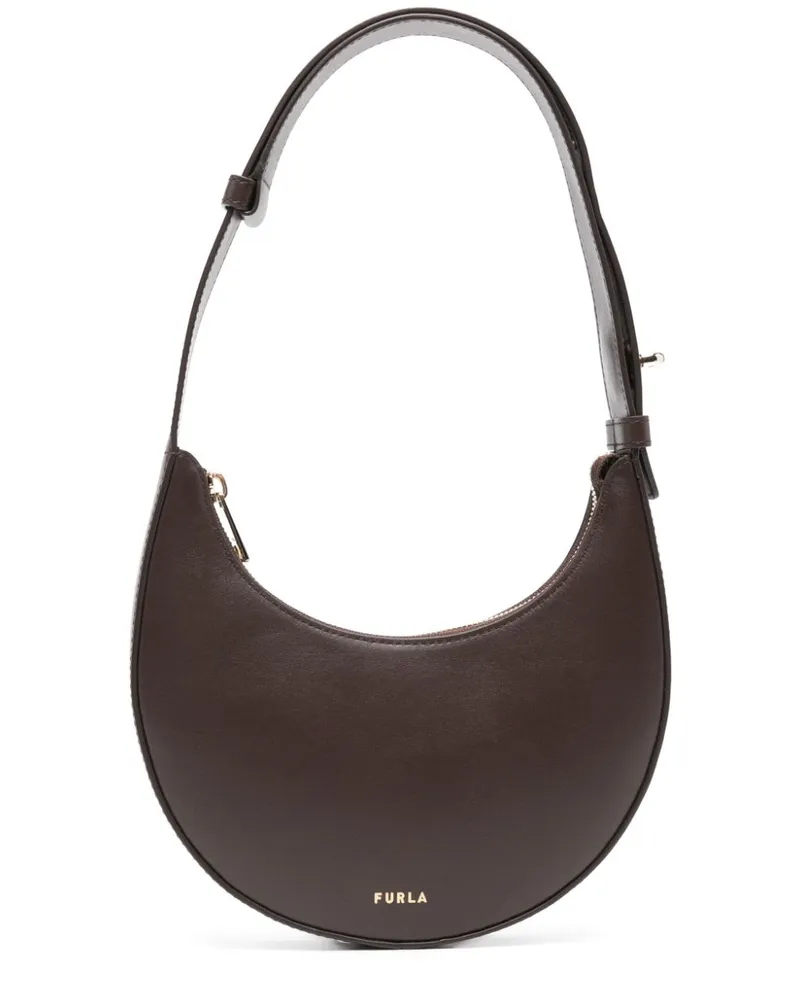 Furla Delizia Schultertasche - Braun Braun
