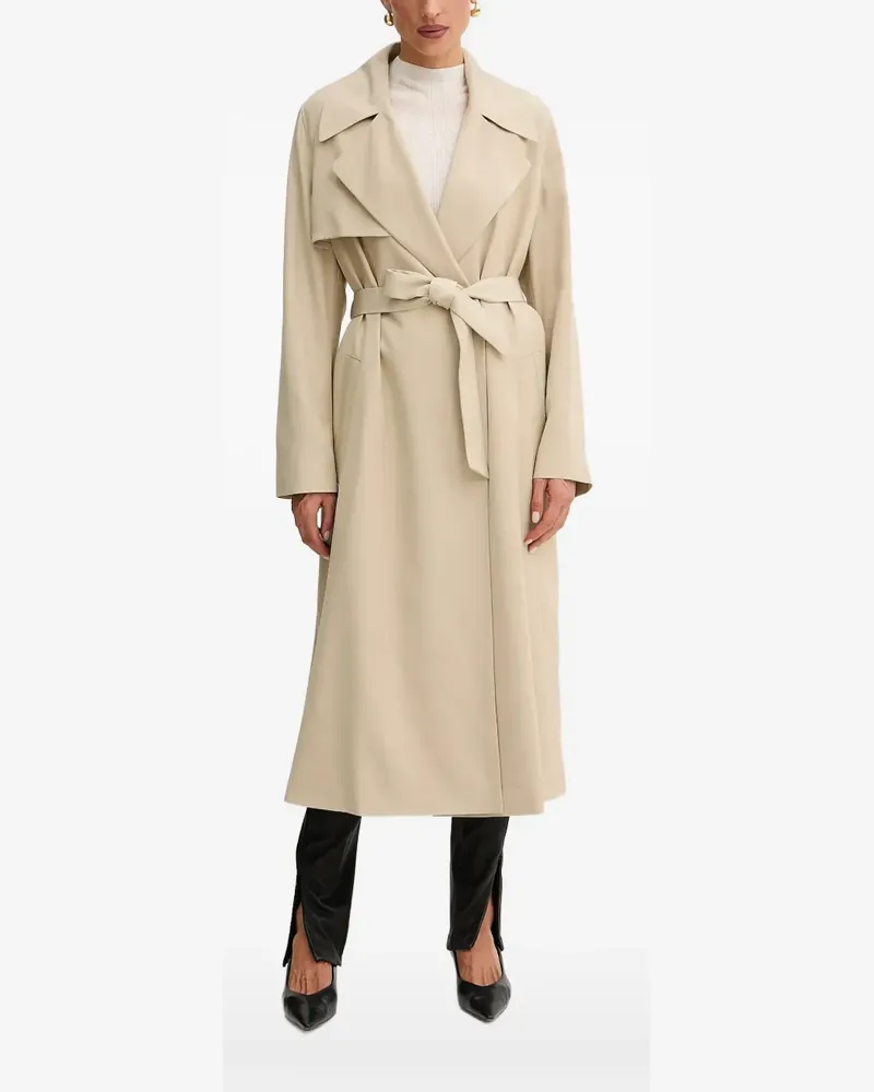 HUGO BOSS Calisya Trenchcoat mit Gürtel - Nude Nude