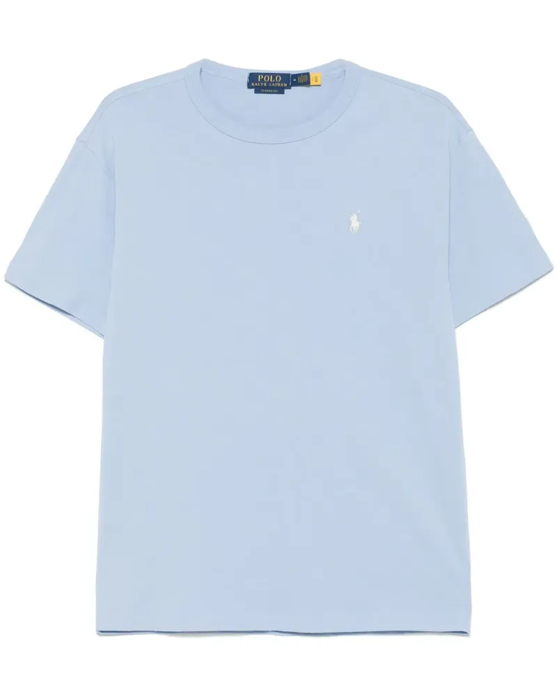 Ralph Lauren T-Shirt mit Polo Pony-Stickerei - Blau Blau