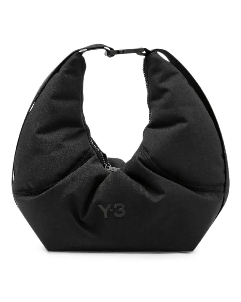 Y-3 Crescent buckle-fastening tote bag - Schwarz Schwarz