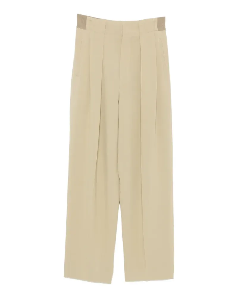 Victoria Beckham fluid tailored trousers - Nude Nude