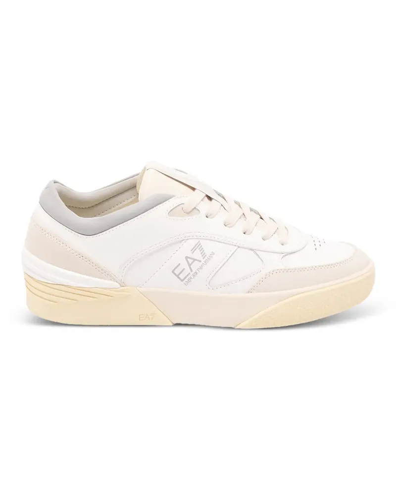 EA7 Sneakers mit Logo-Print - Weiß Weiß