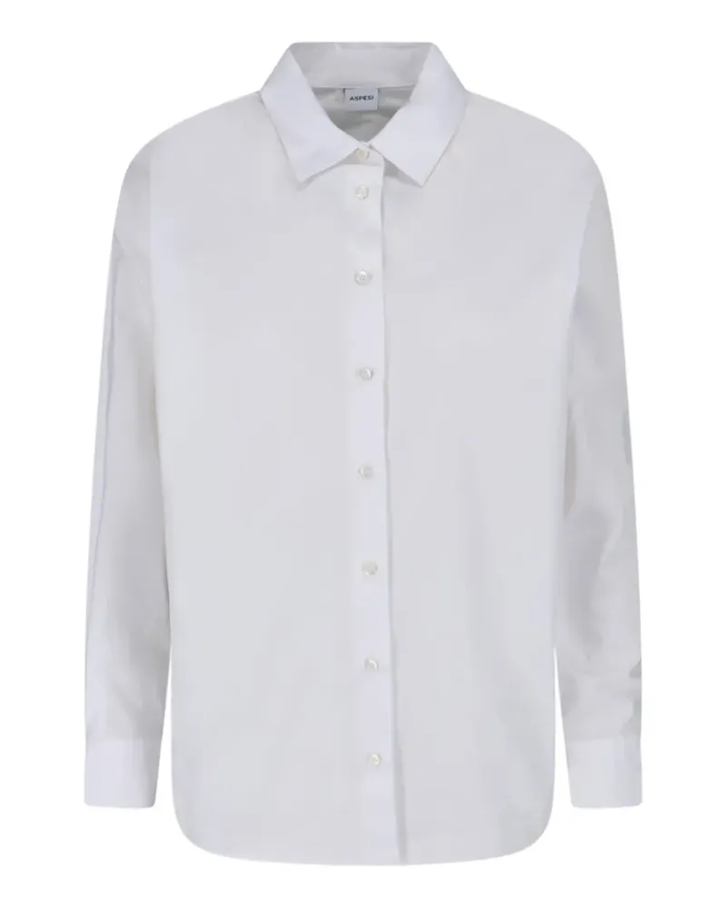 ASPESI Langärmeliges Hemd - Weiß Weiß