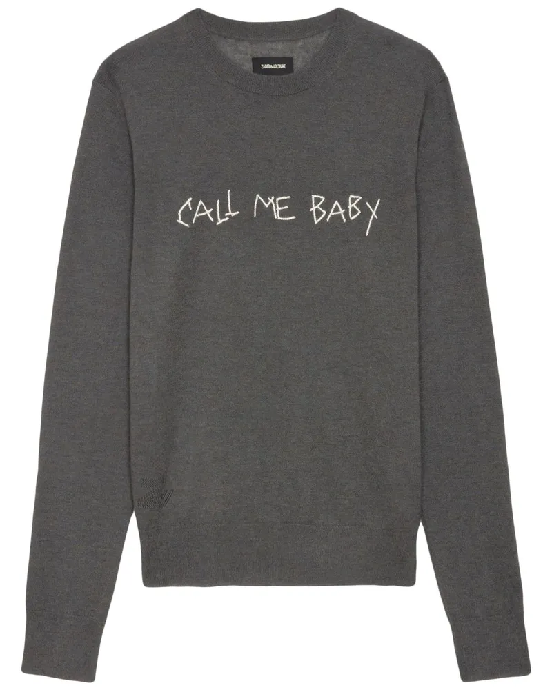 Zadig & Voltaire Pravis Pullover - Grau Grau