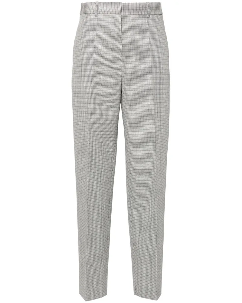 Jil Sander Karierte Hose - Grau Grau