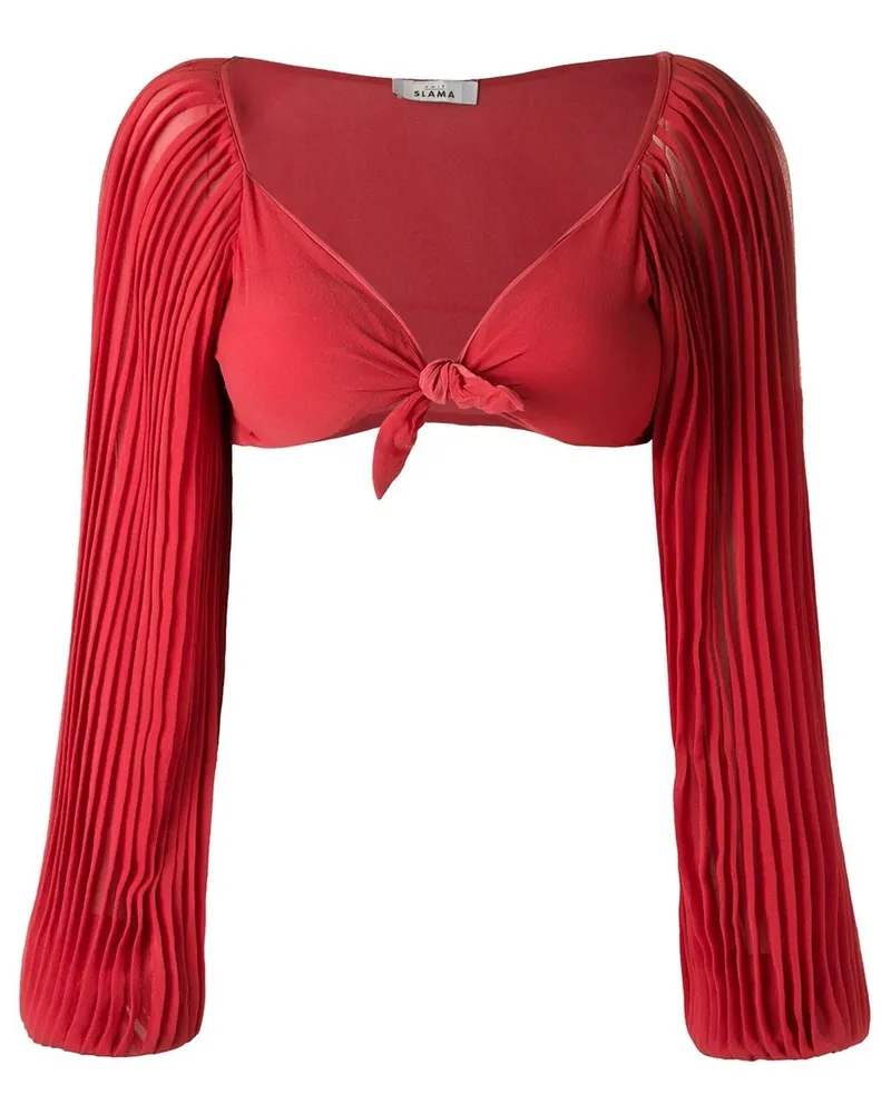 Amir Slama silk top - Rot Rot