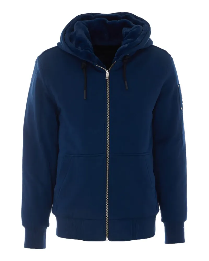 Moose Knuckles Classic Bunny zip-up hoodie - Blau Blau
