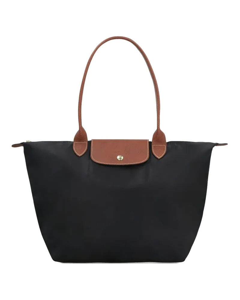 Longchamp Großer Le Pliage Shopper - Schwarz Schwarz