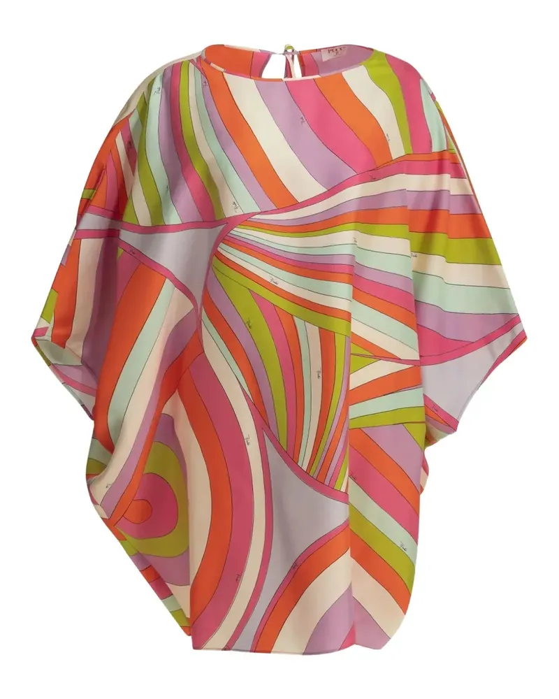 Emilio Pucci Iride abstract-print mini dress - Rosa Rosa