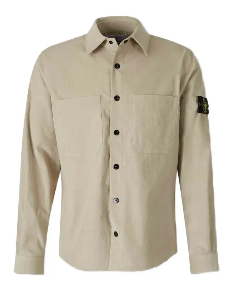 Stone Island corduroy shirt jacket - Nude Nude