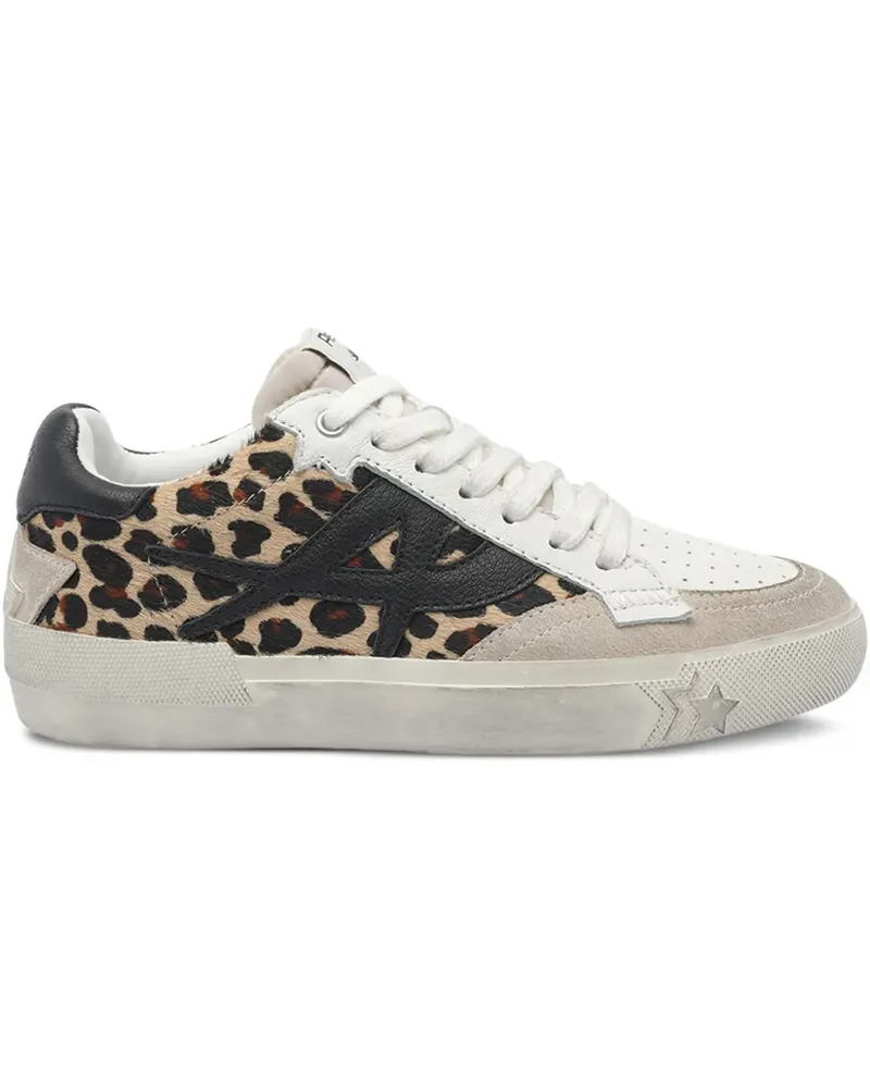 ash Moonlight Retro Sneakers mit Leoparden-Print - Braun Braun