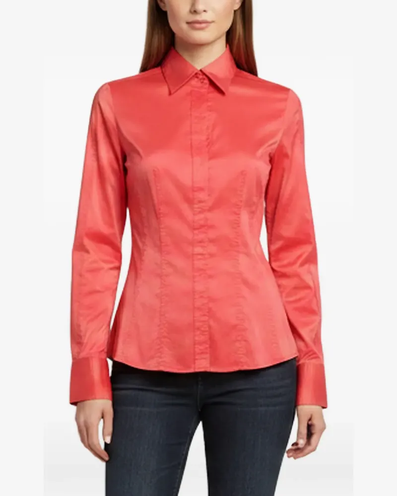 HUGO BOSS Schmales Bashina Hemd - Rot Rot