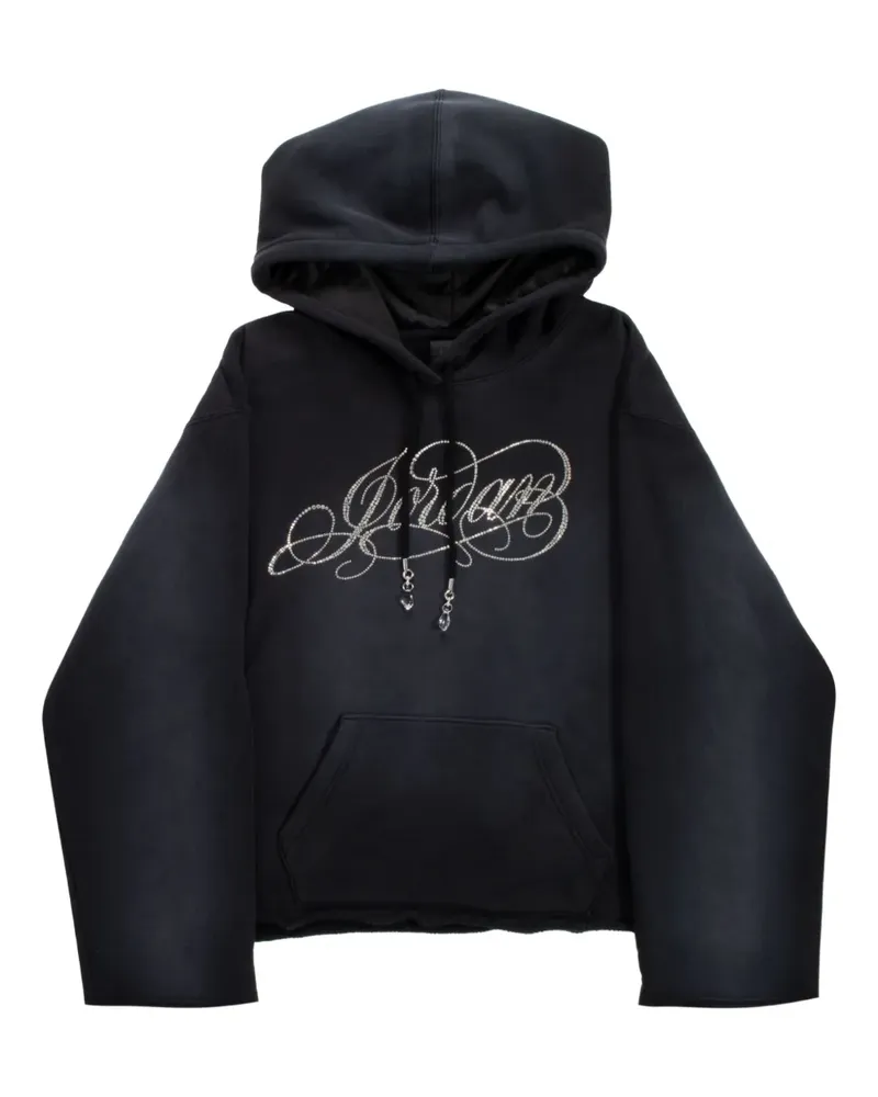 Jordan Cropped-Hoodie mit Logo - Schwarz Schwarz