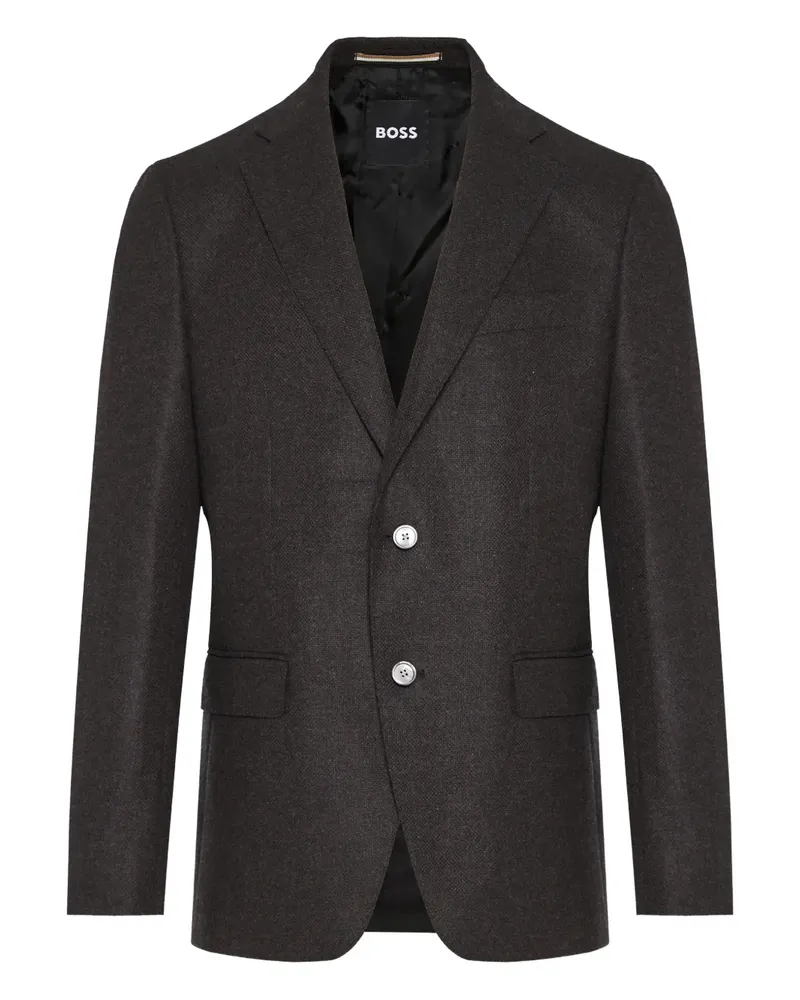 HUGO BOSS button-up blazer - Braun Braun