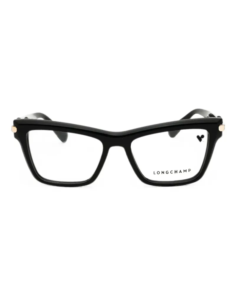 Longchamp Cat-Eye-Brille - Schwarz Schwarz