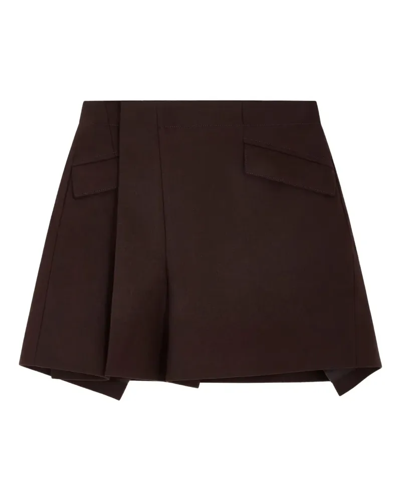 Sacai wrap mini skirt - Braun Braun